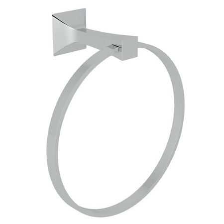 ROHL Vincent Bath Towel Ring In Polished Chrome VIN4APC